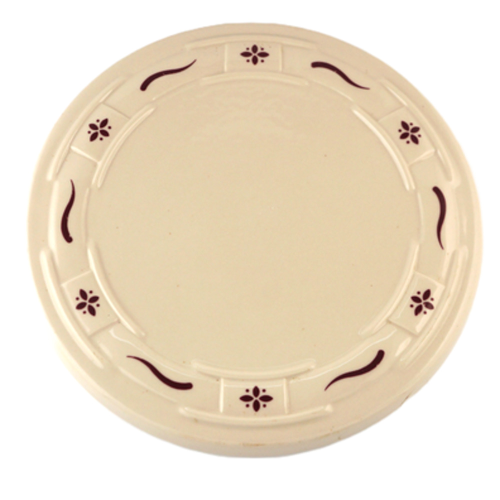 Longaberger Pottery Trivet Woven Traditions Red